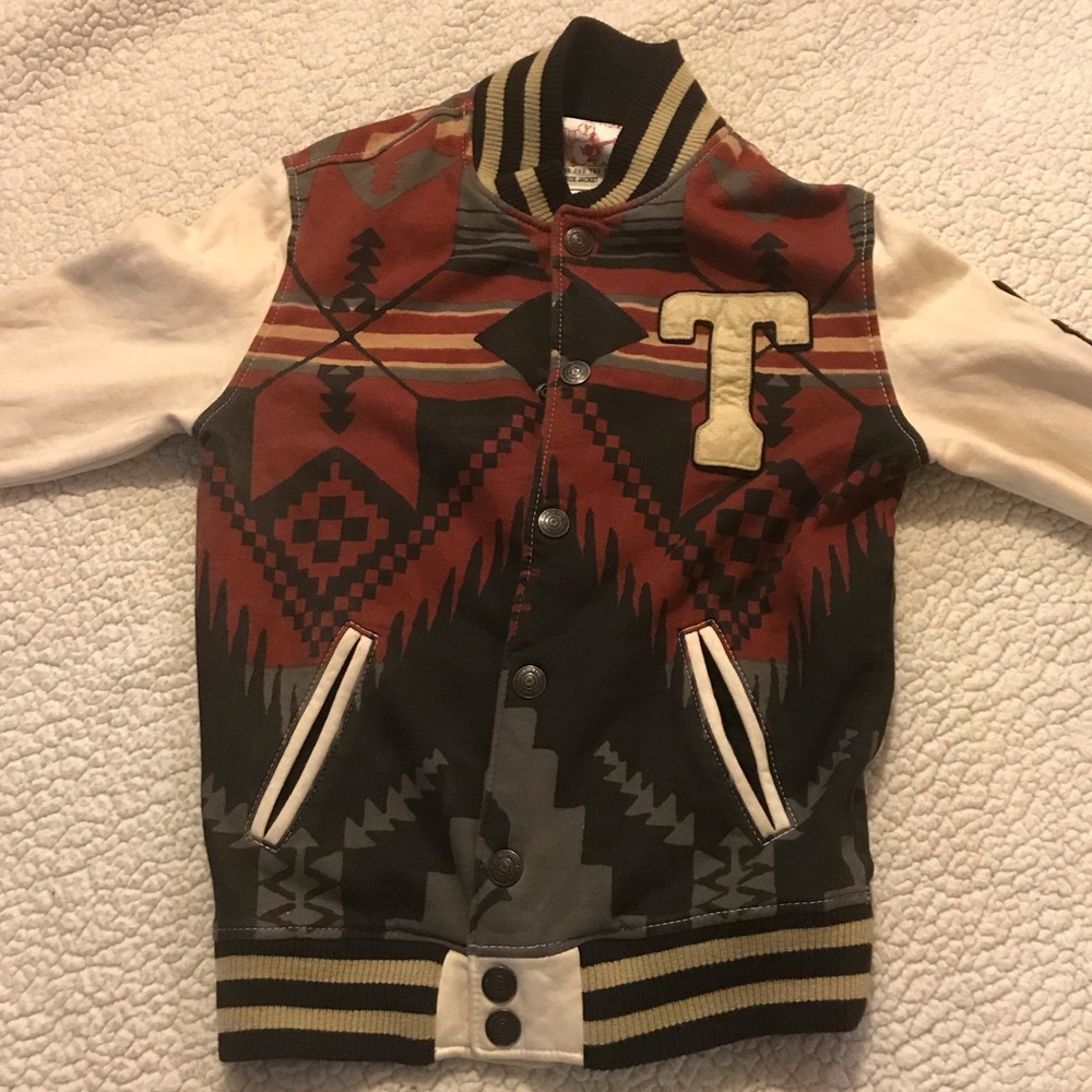 True Religion varsity style jacket